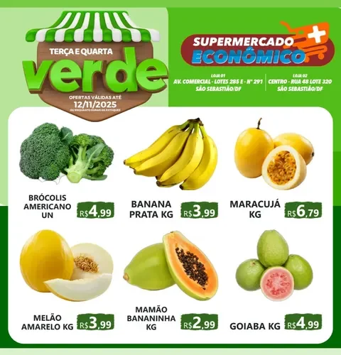 Supermercado Mais Econômico até 12/11/2025