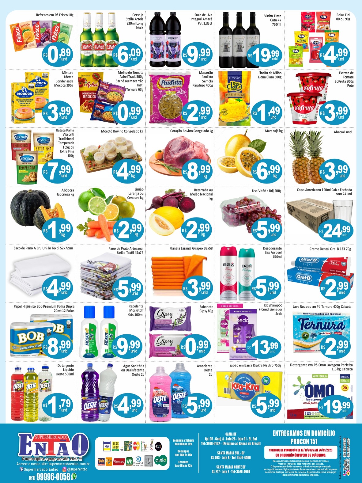ofertas supermercado então
