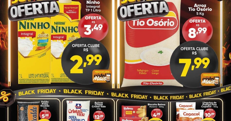 Cristal Supermercado até 30/11/2025