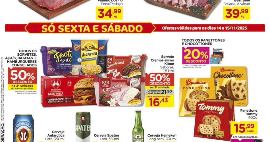 Supermercado Carrefour até 19/11/2025