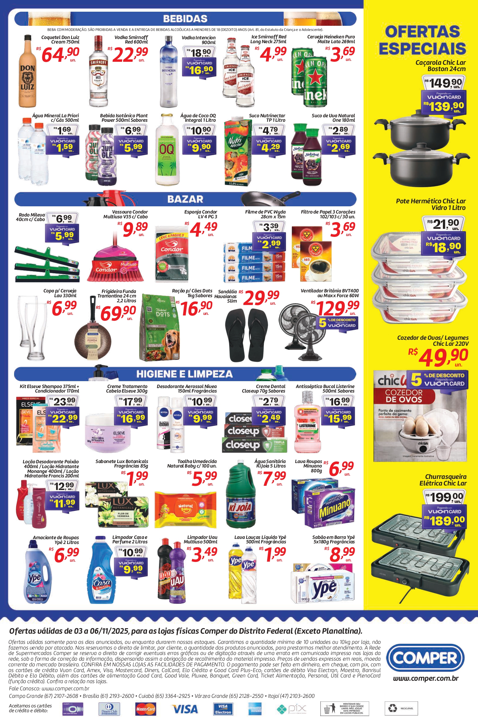 ofertas supermercado comper Brasília df