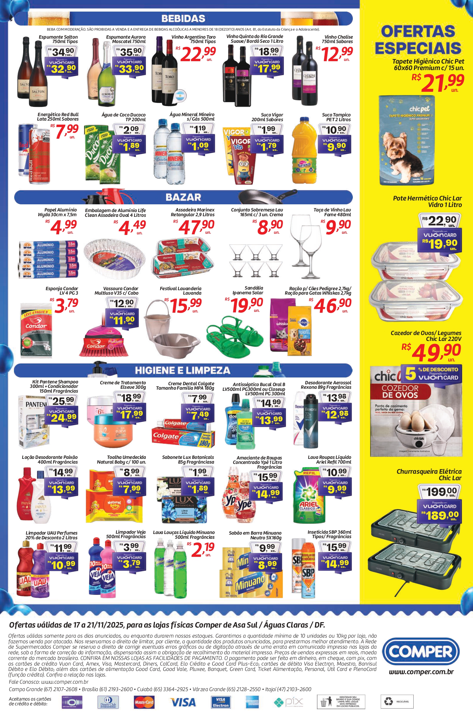 ofertas supermercado comper Brasília df