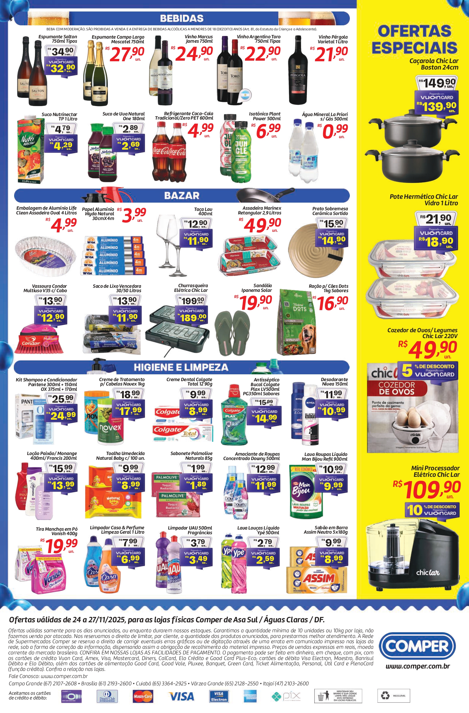 ofertas supermercado comper Brasília df