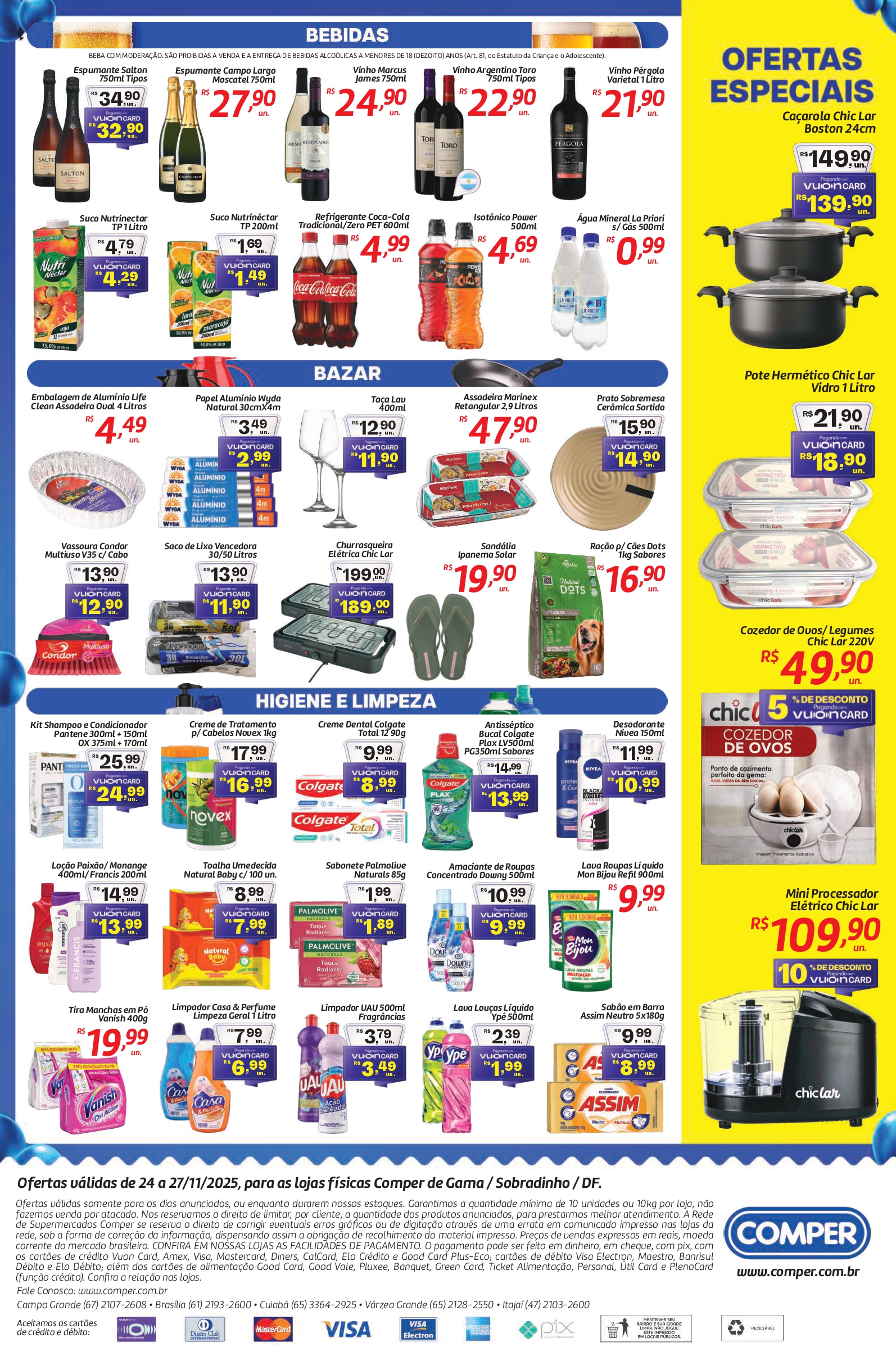 ofertas supermercado comper Brasília df