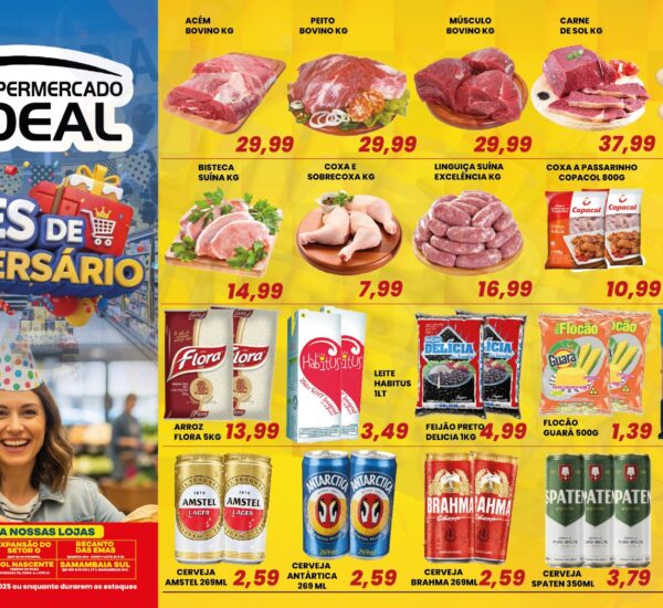 Supermercado Ideal até 23/11/2025 Supermercado Ideal até 23/11/2025
