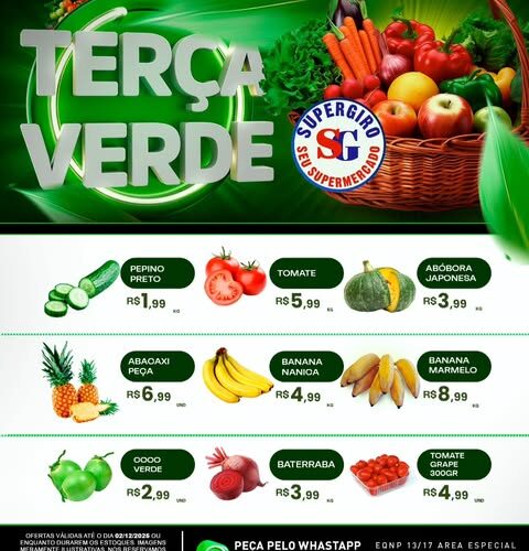Supermercado SuperGiro até 02/12/2025