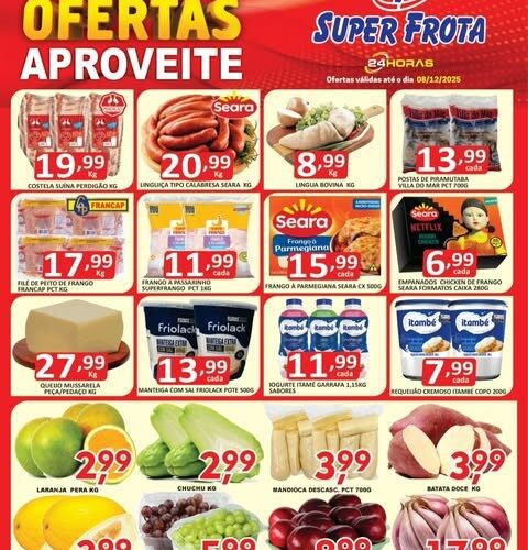 Supermercado Super Frota até 08/12/2025