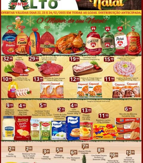 Supermercado Ponto Alto até 24/12/2025