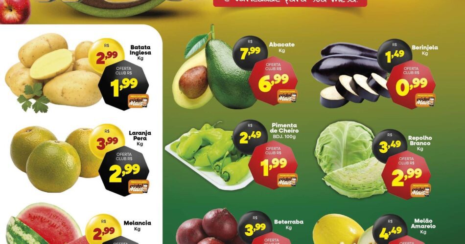 Cristal Supermercado até 03/12/2025