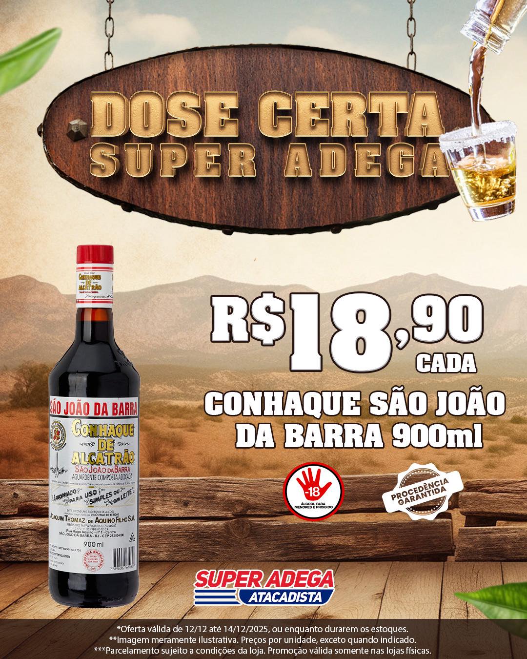 Ofertas atacadista super adega