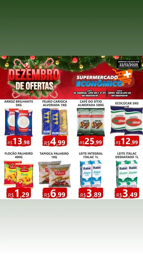 Ofertas supermercado mais econômico