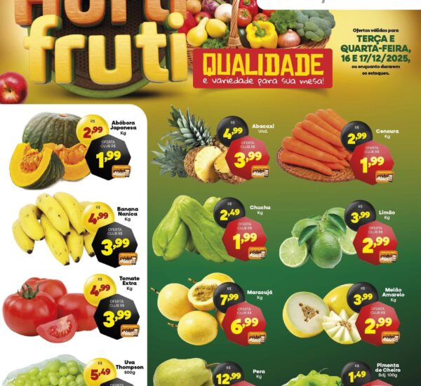 Cristal Supermercado até 17/12/2025