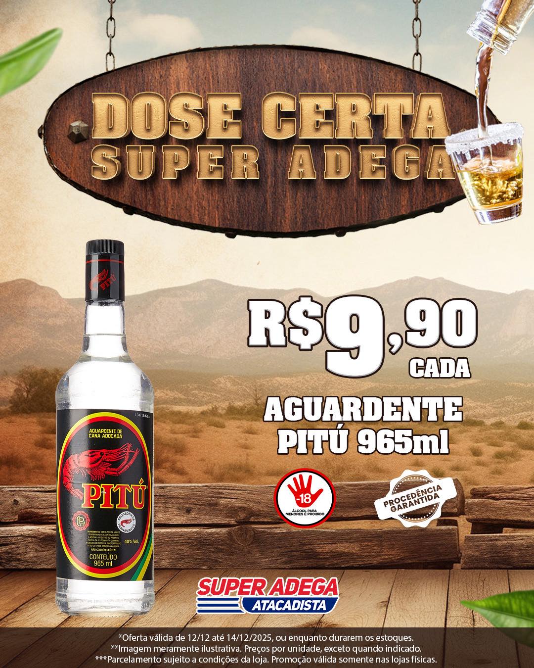 Ofertas atacadista super adega