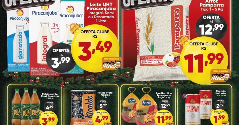 Cristal Supermercado até 22/12/2025