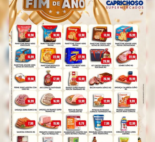 Supermercado Caprichoso até 05/01/2026