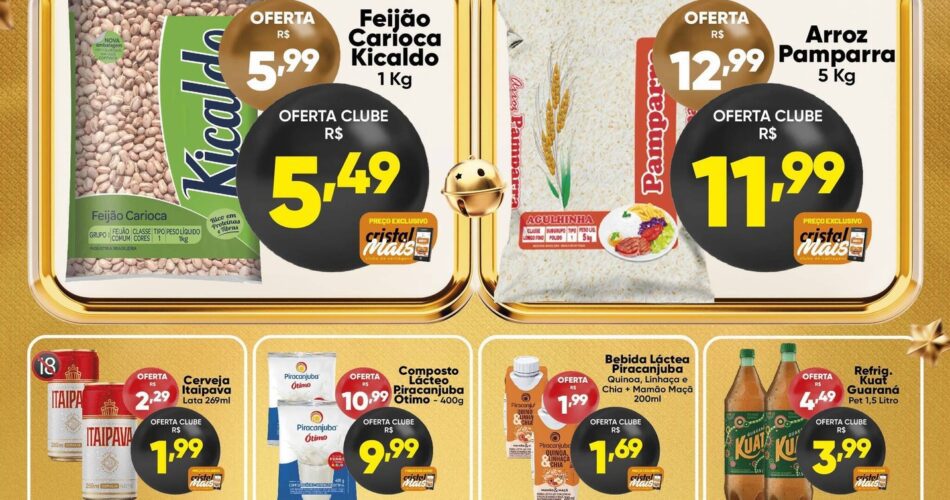 Cristal Supermercado até 28/12/2025