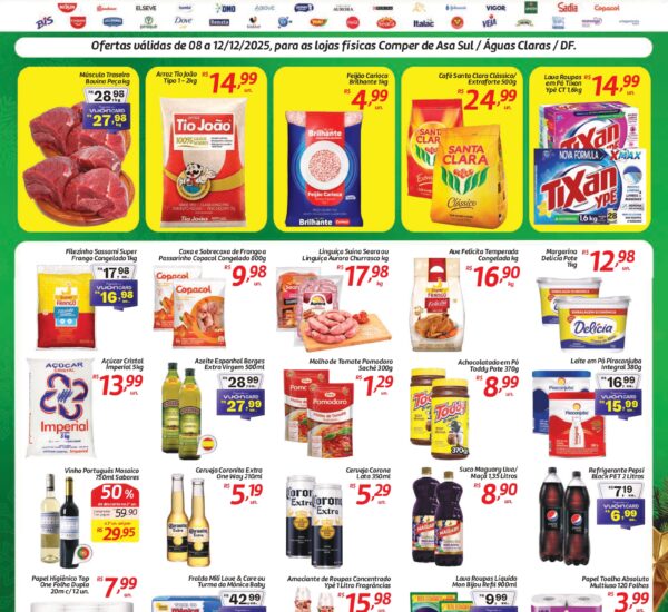 Supermercado Comper até 12/12/2025