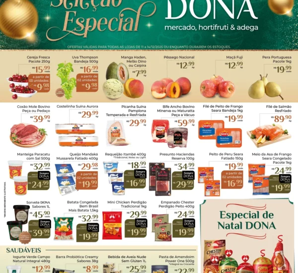 Supermercado Dona de Casa até 14/12/2025 Supermercado Dona de Casa até 14/12/2025