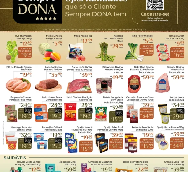 Supermercado Dona de Casa até 07/12/2025 Supermercado Dona de Casa até 07/12/2025