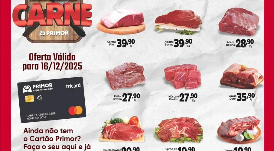 Supermercado Primor até 16-12-2025
