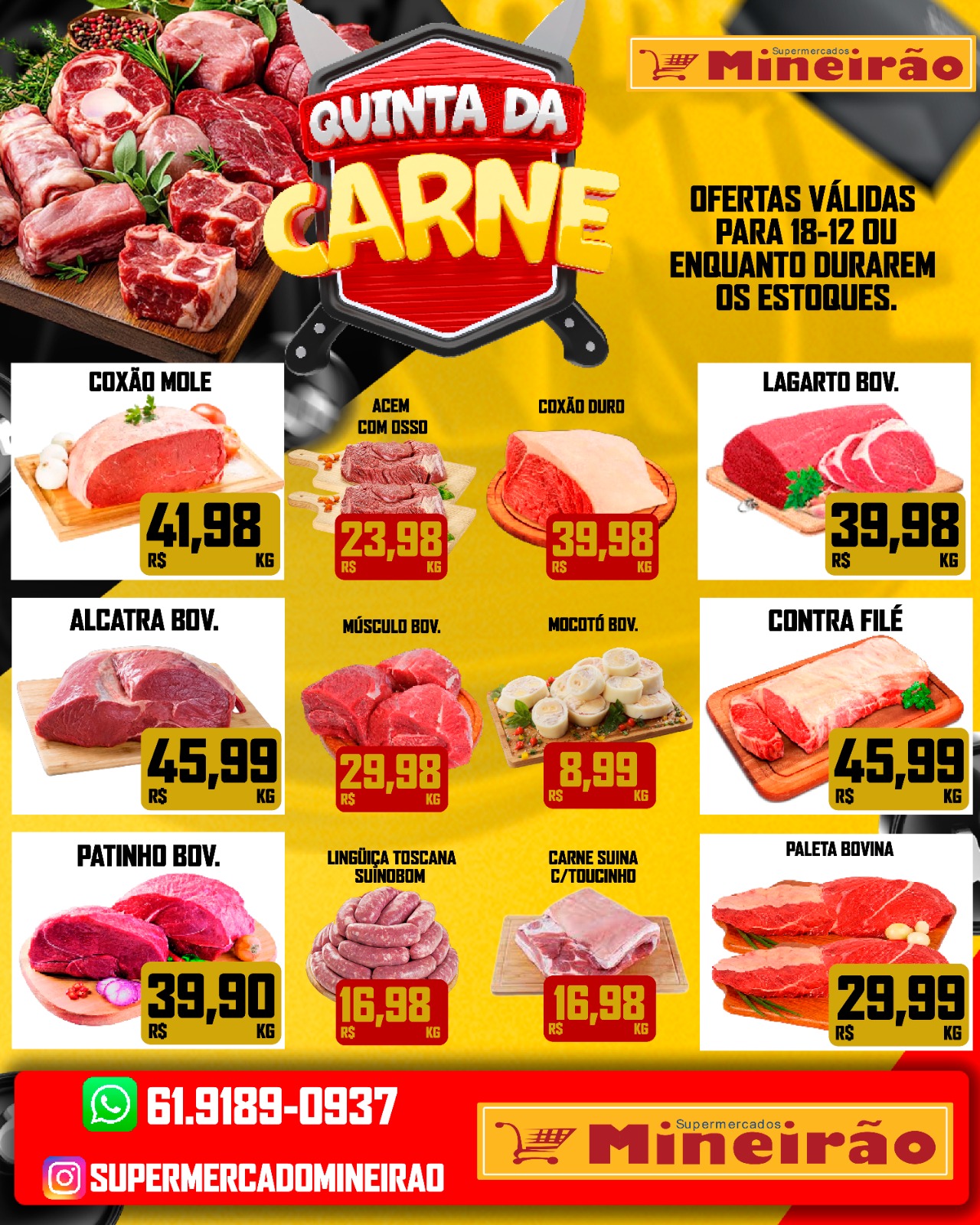 ofertas supermercado mineirão