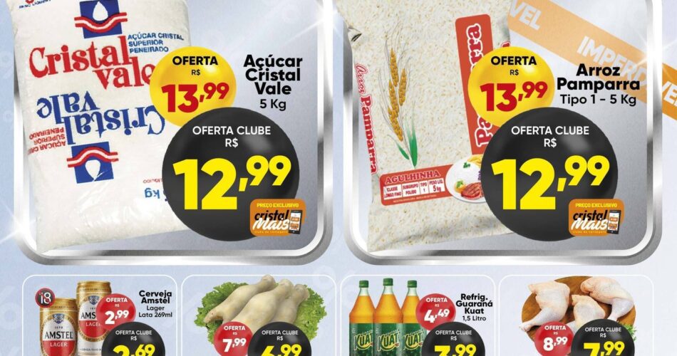 Cristal Supermercado até 05/01/2026