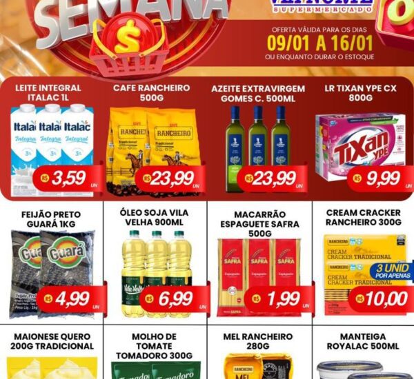 Via Norte Supermercado até 16/01/2026