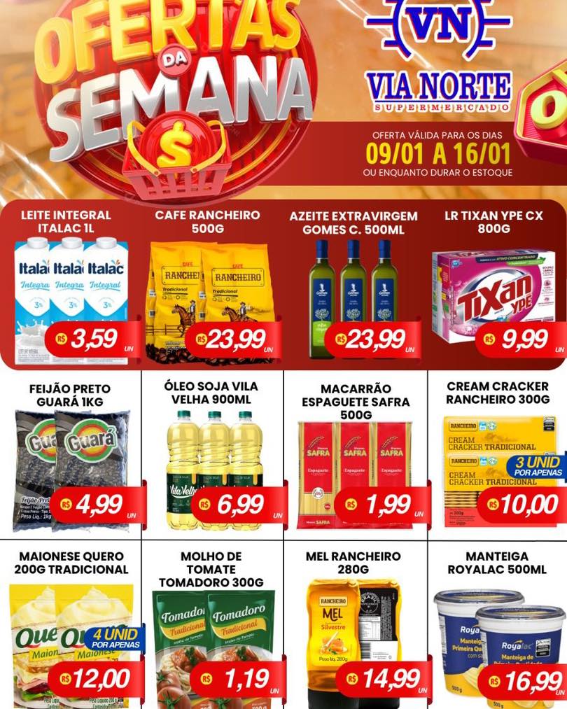 Ofertas Via Norte Supermercado
