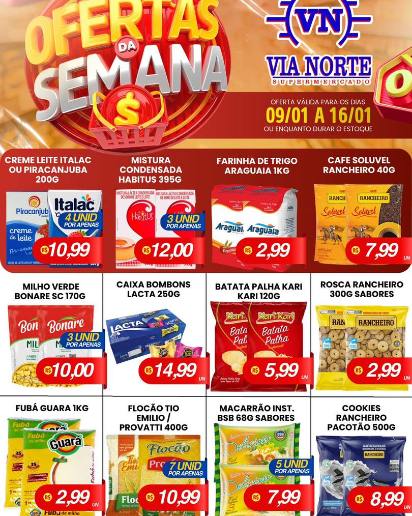 Ofertas Via Norte Supermercado