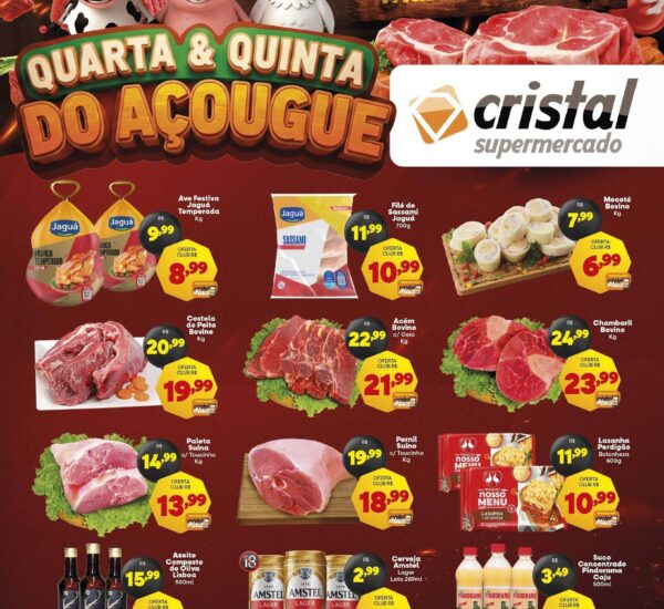 Cristal Supermercado até 22-01-2026