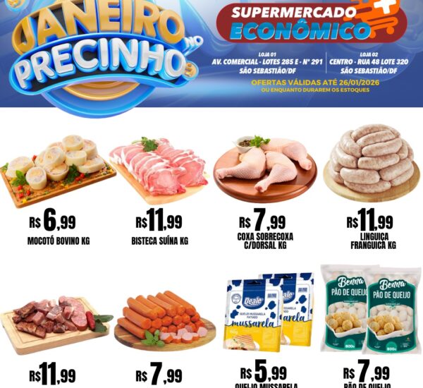 Supermercado Mais Econômico até 26/01/2026