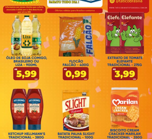 Supermercado Tatico até 21-01-2026