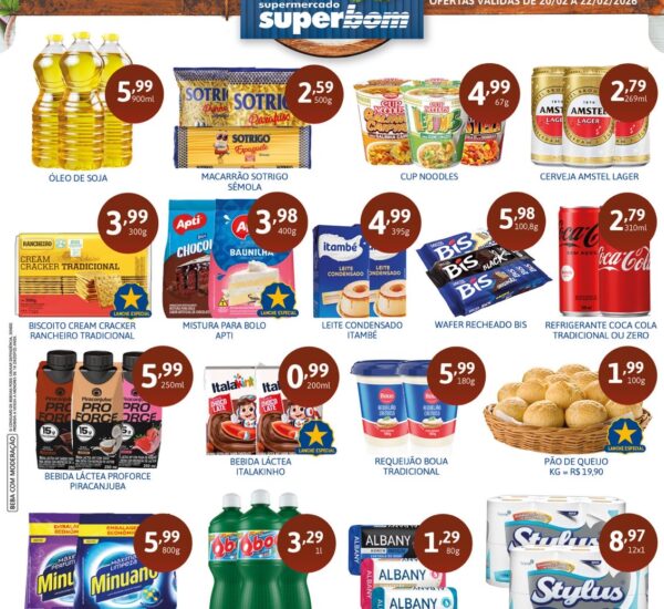 Supermercado Superbom até 22-02-2026