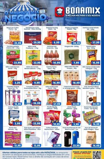 Atacarejo Bonamix até 09/02/2026