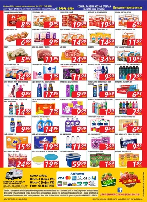 Ofertas Supermercado Serve Mais