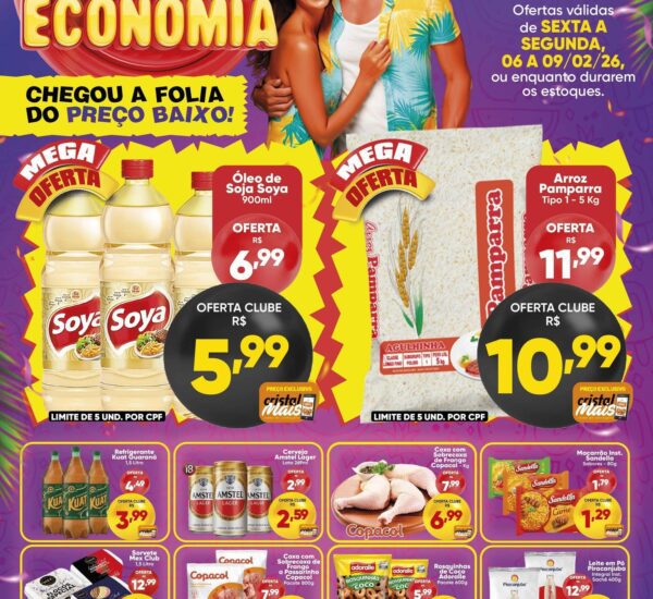 Cristal Supermercado até 09-02-2026
