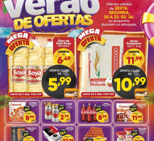 Cristal Supermercado até 23-02-2026
