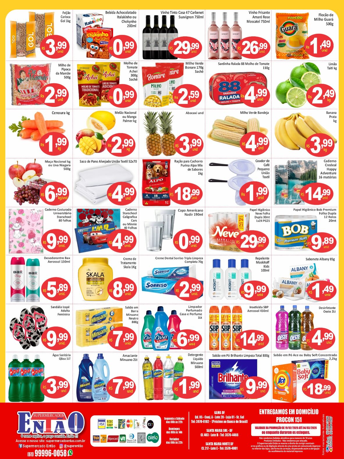 ofertas supermercado então