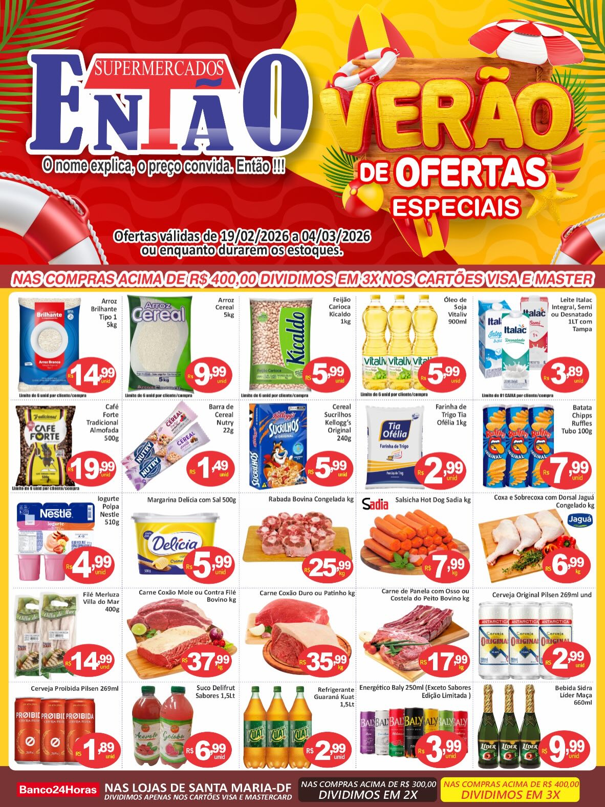 ofertas supermercado então