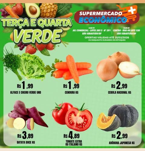 Supermercado Mais Econômico até 25-02-2026