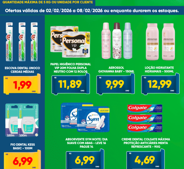 Supermercado Tatico até 08-02-2026