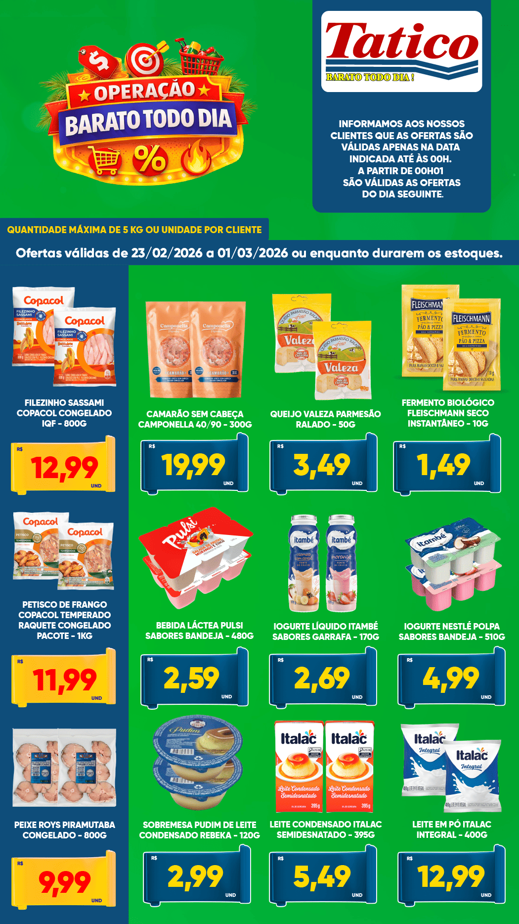 Ofertas Supermercado Tatico