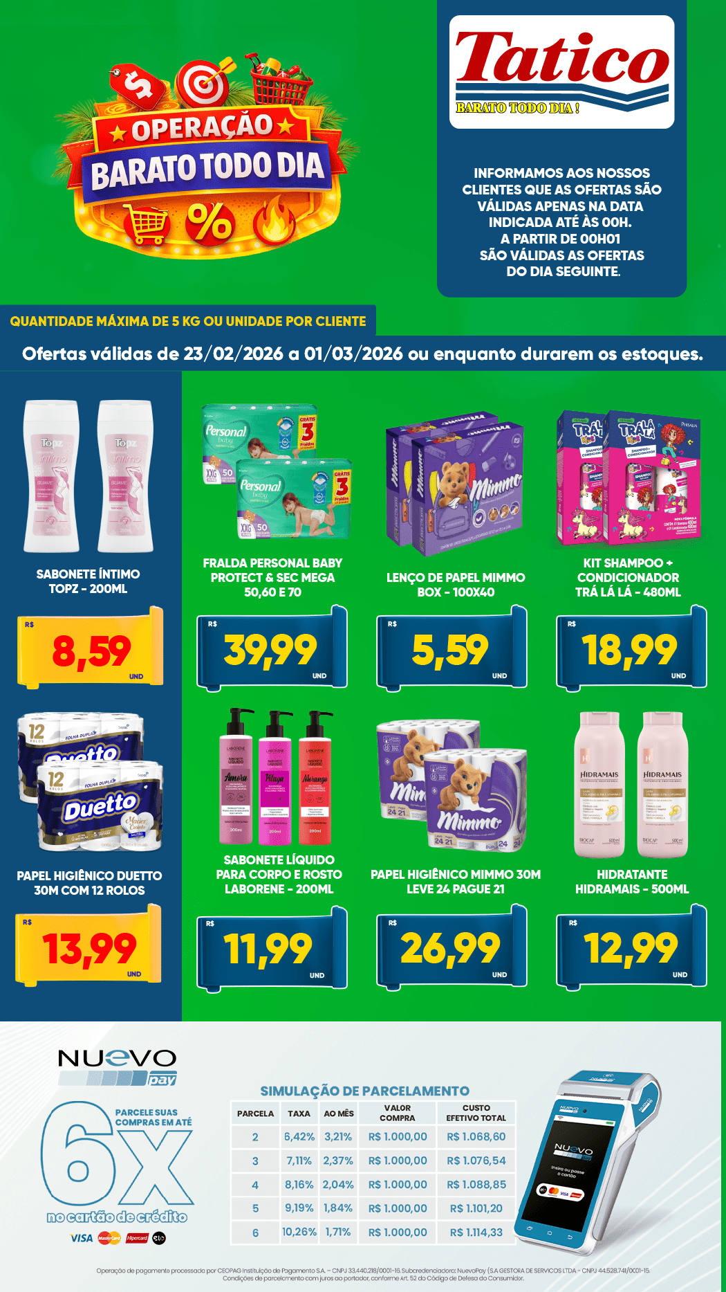 Ofertas Supermercado Tatico