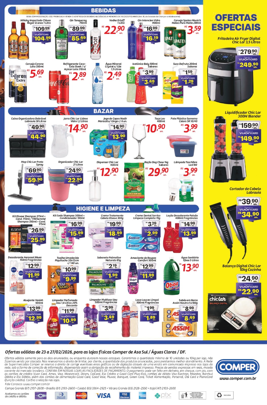 Supermercado Comper até 27-02-2026
