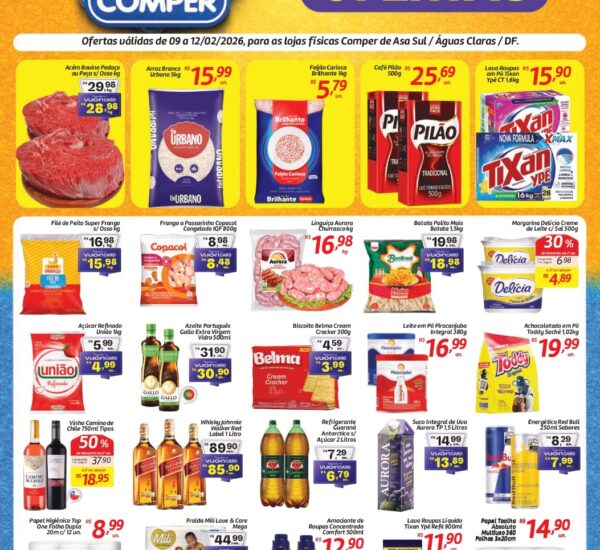 Supermercado Comper até 12-02-2026