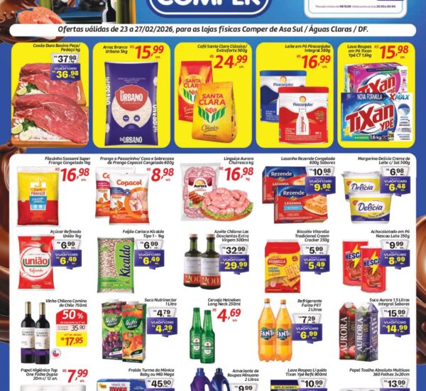 Supermercado Comper até 27-02-2026 Supermercado Comper até 27-02-2026