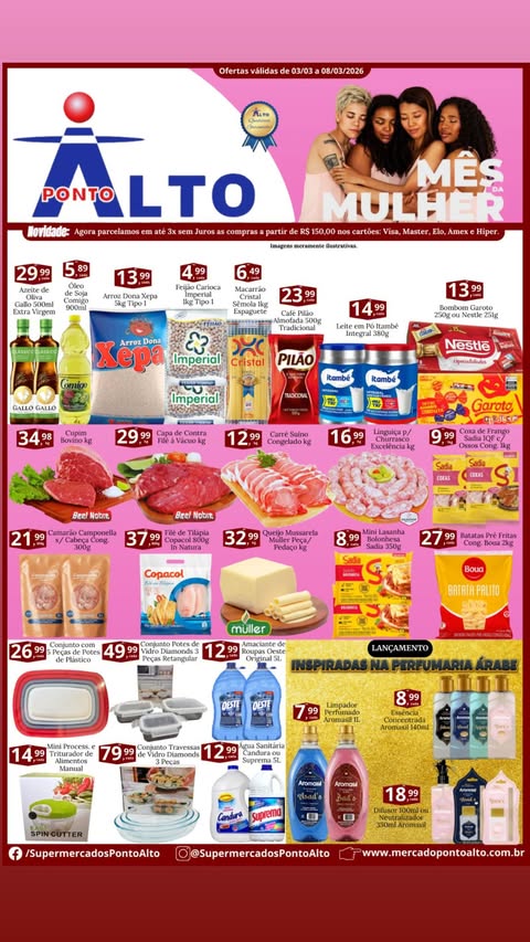 Ofertas supermercado ponto alto
