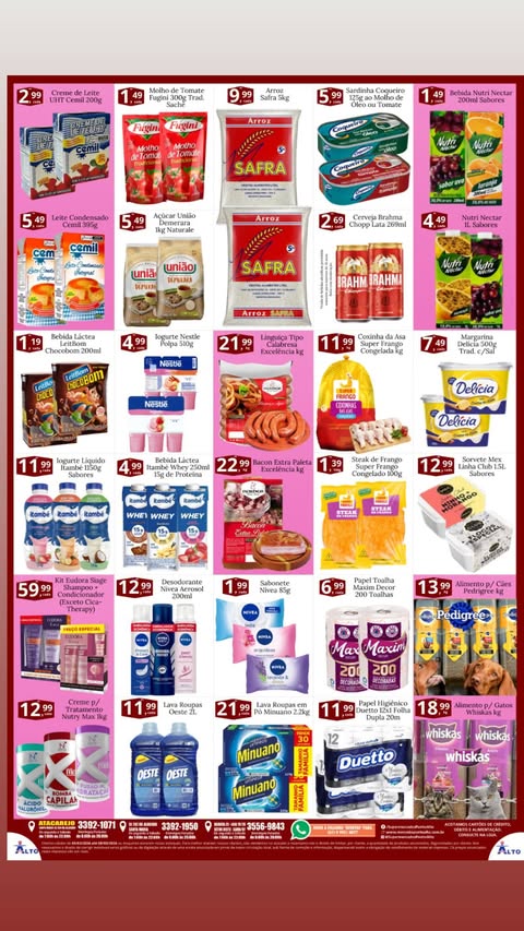 Ofertas supermercado ponto alto