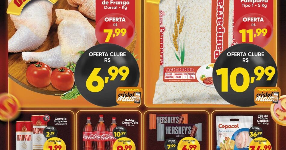 Cristal Supermercado até 16-03-2026