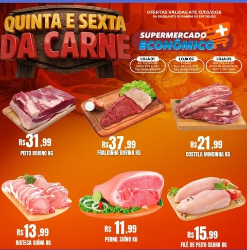 Supermercado Mais Econômico até 13-03-2026